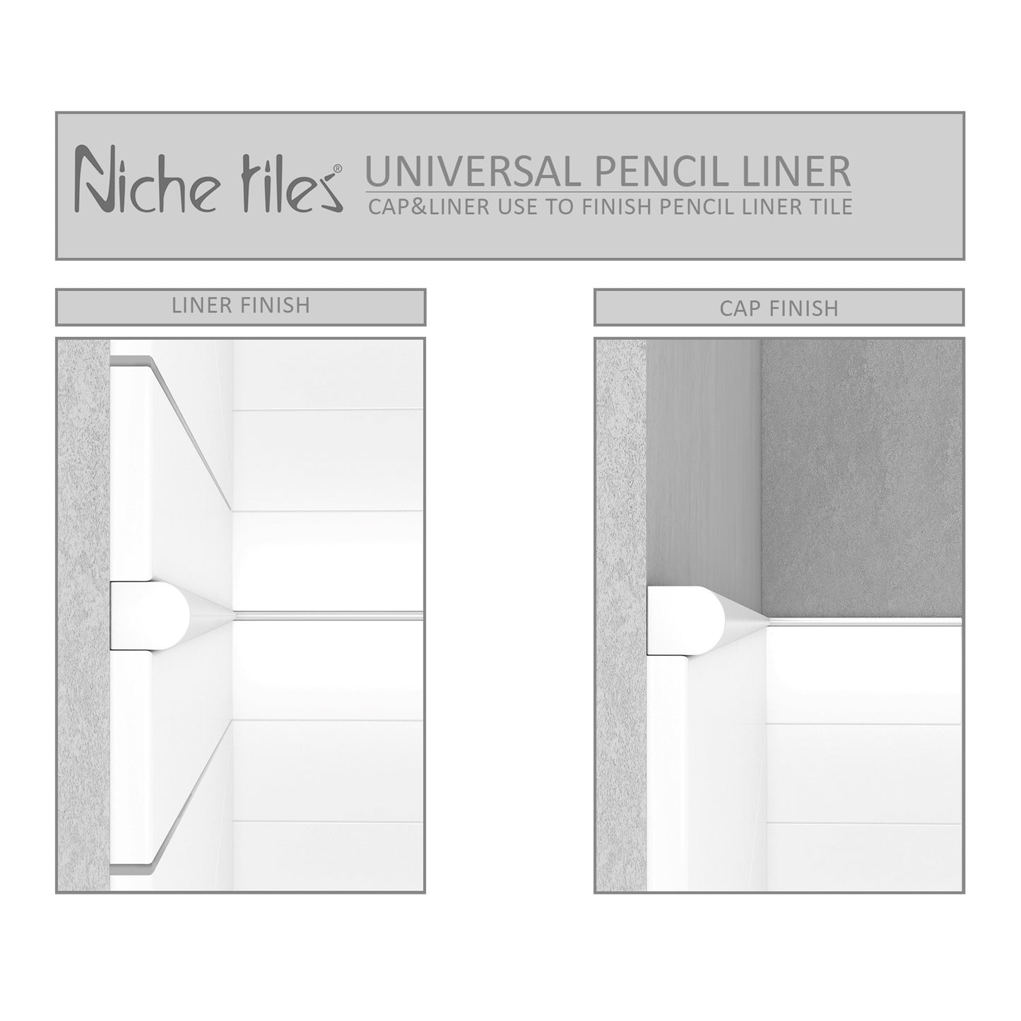 Universal Bronze  1/2 in. x 12 in. Matte Metal Pencil Liner Wall Tile Trim (5 Linear Foot/Case)